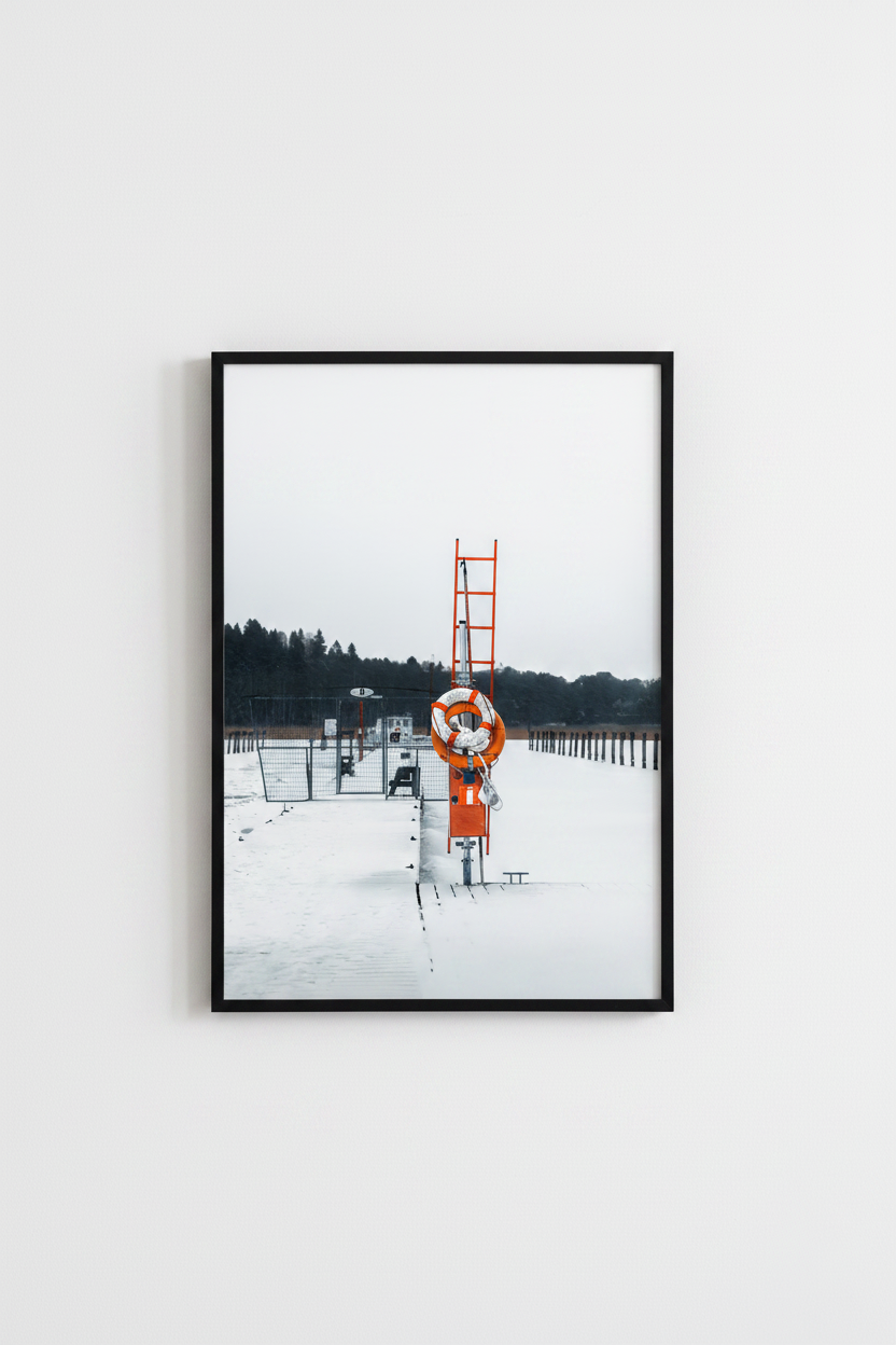 Dock kehystettynä