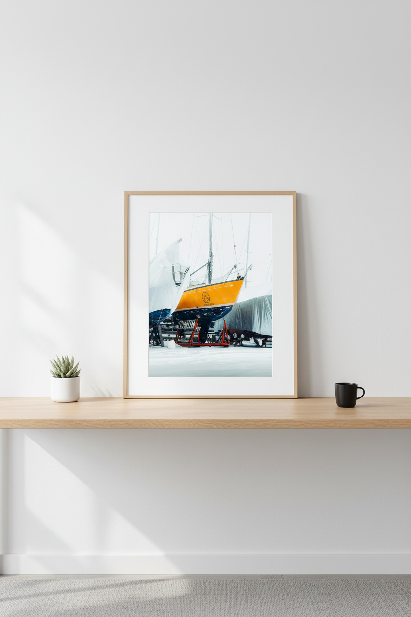 Sailboat Home Office Mockup
