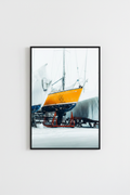 Sailboat kehystettynä